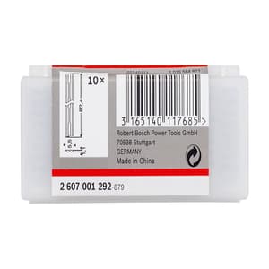 Bosch 10 Pcs Planing Blade Straight Set, 2 607 001 292