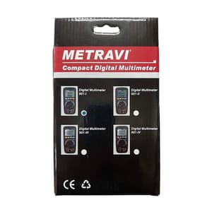 Metravi 3-1/2 Digits / 1000V Fully Protected Digital Auto-Ranging Multimeter, 901-I