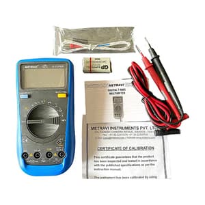 Metravi 6000 Counts / 1000V Digital TRMS Auto-Ranging Multimeter, 19-Super