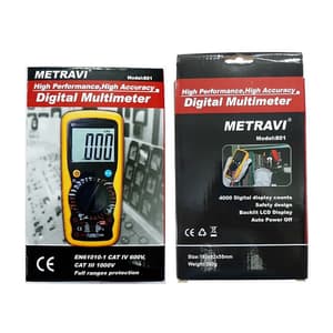 Metravi 3-3/4 Digits / 1000V Digital Multimeter, 801