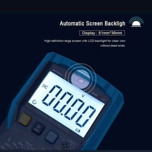 Metravi 6000 Counts / 1000V Digital TRMS Auto-Ranging Multimeter, Metrasafe-10