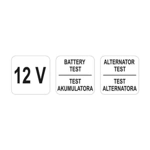 Yato 12V Battery Tester, YT-83101