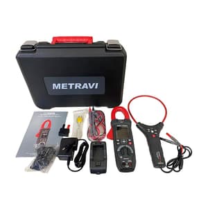 Metravi 6000 Count / 1000A Digital TRMS AC/DC Clamp Meter With Flexible Clamp For Solar & Motor Applications, Pro Solar-3
