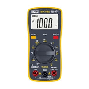 Meco 3-5/6 Digit / 6000 Counts TRMS Autoranging Pocket Size Digital Multimeter, 108P+