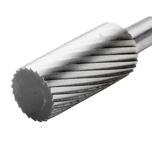Bahco 6.00 x 60 mm Cylindrical Tungsten Carbide Rotary Burr, CS 2