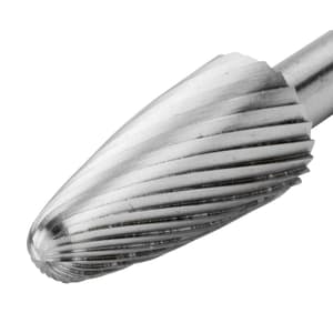 Bahco 10 x 70 mm Arch Round Nose Tungsten Carbide Rotary Burr, TBS 2