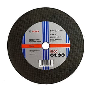 Bosch 230 x 3.0 mm Cutting Discs Standard For Metal (Pack of 25 Pcs), 2 608 600 667 