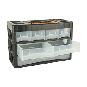 Black+Decker 7 Drawers Small Portable Cabinet For Multi-Purpose Home / Tool Storage With Carry Handle, BDST73829-8
