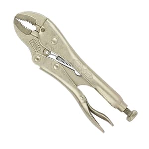 Irwin 7 inch / 175 mm Curved Jaw Locking Plier With Wire Cutter, T0702EL4