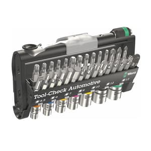 Wera 38 Pcs 1/4 Inch Sq. Drive Tool-Check Automotive 1, 05200995001 