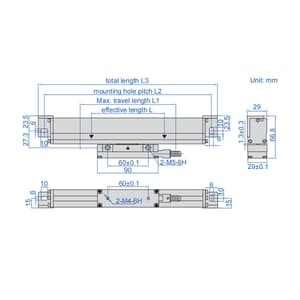 Insize 300 mm Effective Length Linear Scale, ISL-B5-300