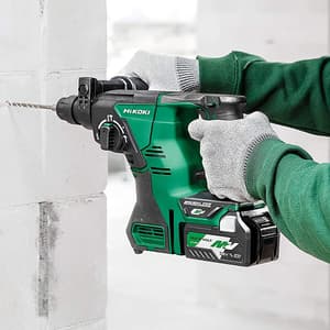 HiKoki 18 - 36 V / 2.5 - 5.0 Ah Li-ion Cordless Rotary Hammer (Brushless), DH36DPAWRZ