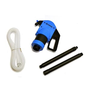 Groz 500 ml Plastic Lever Action Drum Pump For High Viscosity Oils, Agricultural Chemicals, & Other Water-Based Media, PLP/02