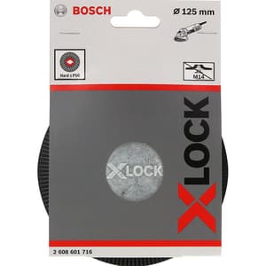 Bosch 125 mm X-LOCK Backing Pad Hard, 2 608 601 716