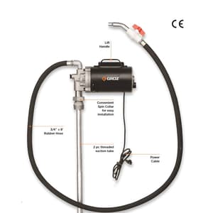 Groz 220V AC Regular Flow Heavy Duty Electric Oil Pump, OPM/220