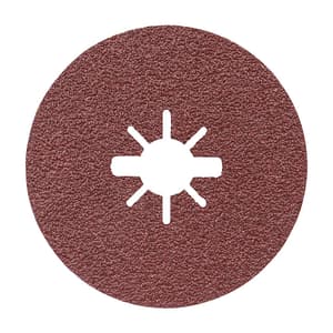 Bosch 125 mm / 36 Grit X-LOCK Fibre Sanding Discs R444 Expert For Metal (Pack of 50 Pcs), 2 608 619 172