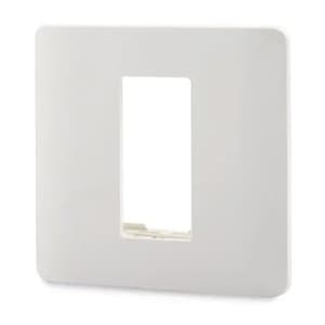 Schneider Electric Zencelo 1 M Grid & 1 Module Cover Frame - White (Pack of 10 Pcs), IN8401C