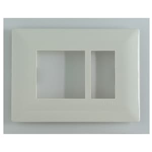 Schneider Electric Livia 3 M Grid & 3 Module Cover Frame (Pack of 10 Pcs), P0703