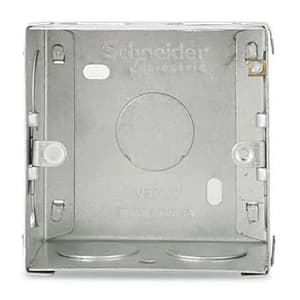 Schneider Electric 1 & 2 Modules 0.8 mm Thickness Metal Box, ME0102