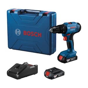 Bosch 18V / 13 mm Li-ion Professional Cordless Impact Drill Drivers with 2 x 2.0 Ah Batteries & Charger, GSB 183-LI