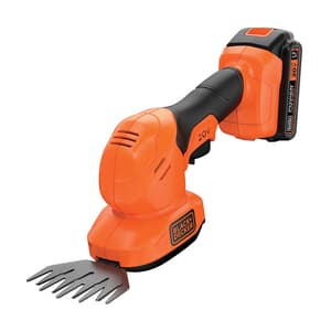 Black+Decker 20V Cordless 2 In 1 Shear Shrubber Kit, BCSS20D1-B1