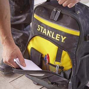 Stanley 570 mm / 22 inch Essential Tool Backpack With Telescopic Handle & Wheels, STST83307-1