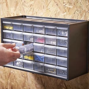 Stanley Multi-Purpose Storage Bin With 30 Small Drawers, 1-93-980