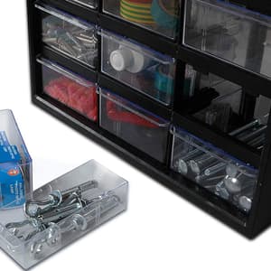 Stanley Multi-Purpose Storage Bin With 30 Small Drawers & 9 Large Drawers, 1-93-981