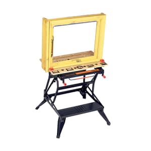 Black+Decker Deluxe Large Workbench With Vertical Clamping & 250 Kg Load Capacity, WM825-XJ