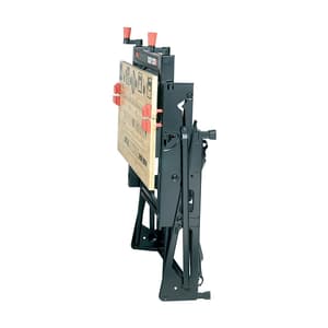 Black+Decker Deluxe Large Workbench With Vertical Clamping & 250 Kg Load Capacity, WM825-XJ