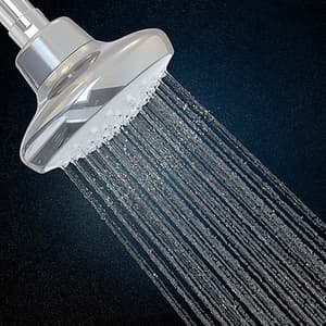 Kohler Complementary Single Function Shower Head With Shower Arm & Flange In Polished Chrome Finish, K-16356IN-A-CP