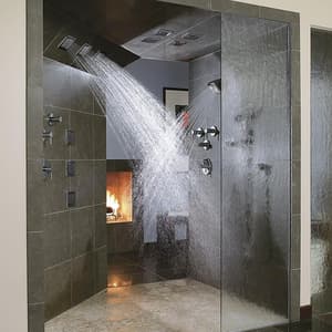 Kohler Watertile 54 Nozzle Square Body Spray With Soothing Spray In Polished Chrome Finish, K-8002IN-CP