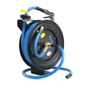 Zephyr 15 Mtr / 13 mm Heavy-Duty Auto-Retractable Water & Garden Hose Reel with 8-Mode Water Spray Gun, ZWR1315HD