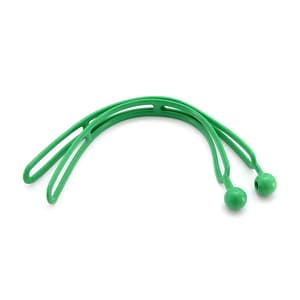 BluBird 16 inch Heavy Duty Expandable Rapid Tie Adjustable Strap / Indoor Outdoor Ball Ties Cord - Green (Pack of 2 Pcs), BBRT01-GN