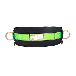 Karam Work Positioning Waist Belt With Narrow Back Rest Without Tool Holding Webbing Loops, PN 03