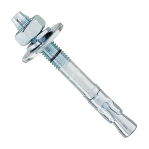 Hilti M12 x 100 mm HSV-BW Wedge Anchor (Thru Bolt) - Galvanised Stud Anchor (Pack Of 25 Pcs), 2041258