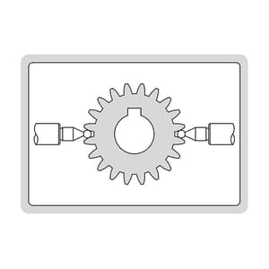 Insize 0 - 25 mm Gear Tooth Micrometer (Without Tips), 3291-25