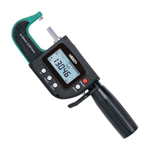 Insize 0 - 25 mm Digital Micrometer with Data Interface, 3358-25