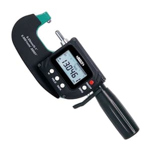 Insize 0 - 25 mm High Precision Digital Micrometer with Data Interface, 3359-25