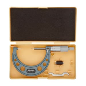 Mitutoyo 25 - 50 mm / 15 Degree Point Micrometer, 112-154