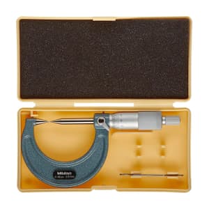 Mitutoyo 0 - 25 mm / 30 Degree Point Micrometer, 112-201