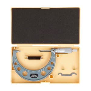 Mitutoyo 75 - 100 mm / 30 Degree Point Micrometer, 112-204