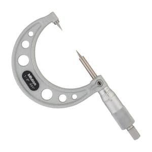 Mitutoyo 1 - 2 inch / 15 Degree Point Micrometer with Carbide Tip, 112-190