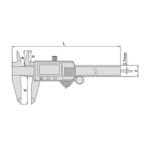 Insize 200 mm / 8 inch Digital Caliper (Basic Type), 1112-200
