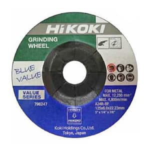 HiKoki 125 x 6 x 22.23 mm Grinding Wheel (Pack of 25 Pcs), 796247