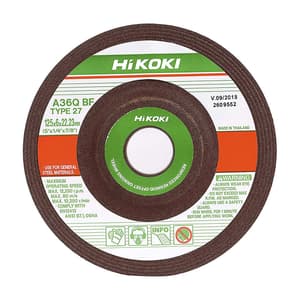 HiKoki 180 x 6 x 22 mm Grinding Wheel (Pack of 10 Pcs), 701070AZ