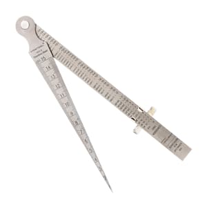 Kristeel 1 - 15 mm Bore Gauge - A With 6 Inch Clip Rule, 3850