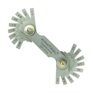 Kristeel 0.5 - 5.0 mm Chamfer Gauge (18 Leaves), 3125