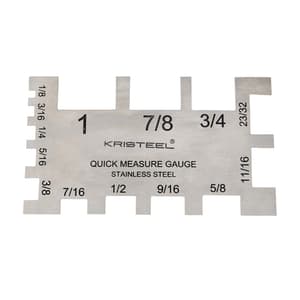 Kristeel 1/8 - 1 inch Spindle Turner's Gauge, STG