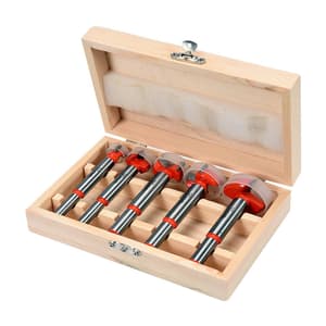 Yato 15 - 35 mm Forstner Drill Bits Set (5 Pcs), YT-33015